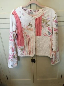 J.Jill Damen Steppjacke weiß und rosa Größe M - Bild 1 von 6