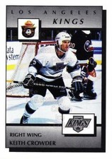 1989-90 Los Angeles Kings Smokey #10 Keith Crowder