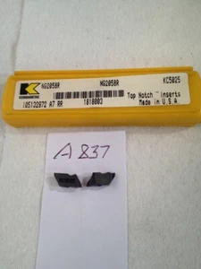 5 NEUE KENNAMETAL NG 2058R ERSTKLASSIGE HARTMETALLEINSÄTZE. Klasse Kc5025.  {A837} - Bild 1 von 2