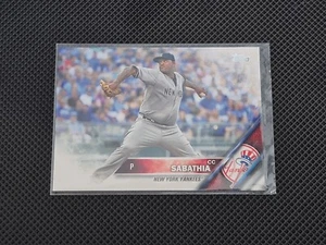CC Sabathia 2016 TOPPS SERIES 1 Baseball Card - Picture 1 of 2