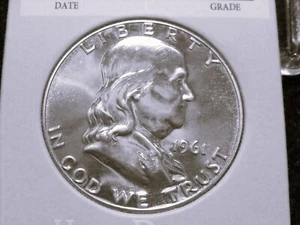 1961-P FRANKLIN HALF DOLLAR PROOF - Picture 1 of 2