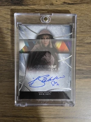 Topps Star Wars Masterwork 2024 Ivanna Sakno As Shin Hati On Card Autograph Card - Image 1 of 2