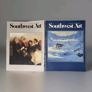 Southwest Art Dec 1979 & Jan 1980 Vintage Western Art Magazine Lot of 2 - Bild 1 von 24