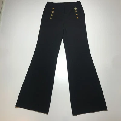 XOXO Pants Womens 5/6 Sailor Retro Style Wide Leg Flare Stretch Lined Essential - Image 1 of 4