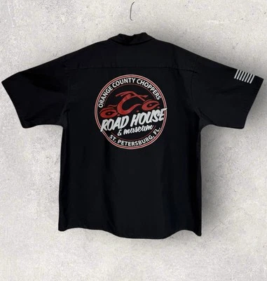 Orange County Choppers Road House & Museum Shop Shirt XXL 27”x32 - Image 1 of 4