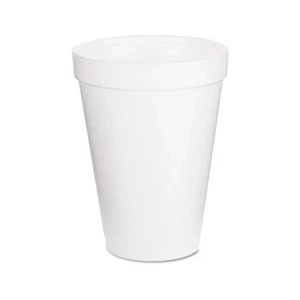 Dart Foam Drink Cups, 12 oz, White, 25/Pack, 3 Packs (75 Cups Total) - Bild 1 von 1