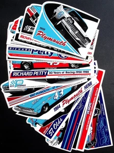 Menge 1992 Richard Petty Racing Aufkleber Vintage NASCAR Plymouth Ford Pontiac - Bild 1 von 4