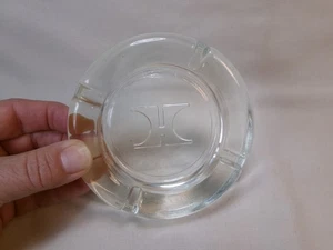 Vintage Hilton Hotel Advertising Glass Ashtray - Picture 1 of 3