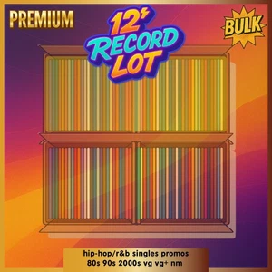 PREMIUM 12" LOT bulk (120) hip-hop/r&b singles promos 90s 00s HIP-HOP/R&B nm/vg+ - Picture 1 of 2