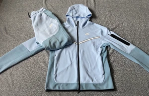Nike Tech Fleece Trainingsanzug Set - hellblau - Herren Small - sehr guter Zustand - Bild 1 von 17