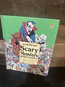 Look & Find Scary Monsters & Other Creatures Vintage Hardcover - Foto 1 di 6