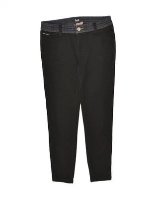 Pantalones informales ajustados para mujer Dolce & Gabbana W27 L25 algodón negro AR07 Foto 1 de 3