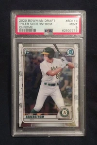 🔥 TYLER SODERSTROM 🔥 2020 Bowman Chrome Draft RC #BD119 PSA 9 - Picture 1 of 3