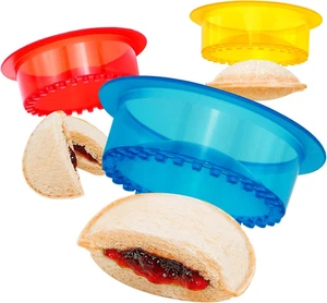 Sandwich Cutter and Sealer 5 PCS Decruster Sandwich Maker Kids Children Girl Boy - Picture 1 of 12