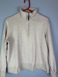 R.M. Williams Sweater Womens 14 Half Zip Pullover Longhorn Cotton Blend - Picture 1 of 11
