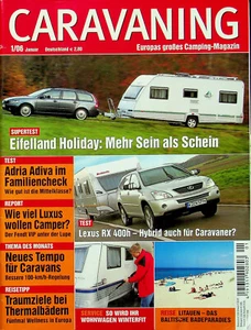 Caravaning 01/2006 Eifelland Supertest Adria Adiva TEST Lexus RX 400h - Bild 1 von 2