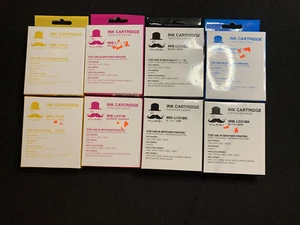 Ink Cartridge Moustache Brother Printer 130C 330C 350C 750CW EXPIRED Lot of 8 - Imagen 1 de 13