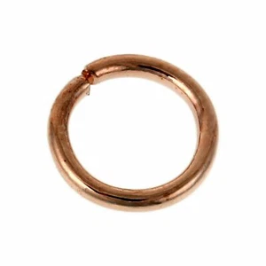 50 Pieces 7 mm Biegering Bindering Round Open Rosegold - Picture 1 of 1