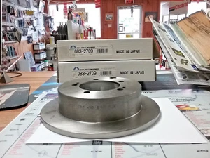 BECK/ARNLEY SET OF 2 REAR BRAKE ROTORS 083-2709 FITS-  DIAMANTE 1997-2004 - Picture 1 of 1