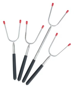 GRILLMEISTER Teleskop Grillspieße 4er Set Länge variabel von 24 - 86 cm - Bild 1 von 2