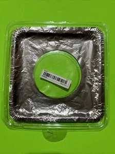 Aluminiumfolie Quadratisch Gasherd Brenner Abdeckungen 30er Pack Einweg Lätzchen Linie - Bild 1 von 2