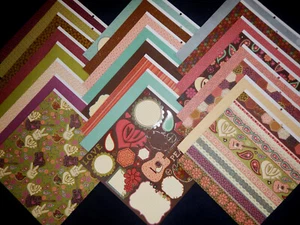 12X12 Scrapbook Paper Cardstock Dixie Diva Country Girl Music Guitar Rock 24 Lot - Picture 1 of 10