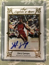 2012 Leaf Legends of Sport - Sheryl Swoopes  - Gold Card / Auto- HOF #d 2/5!