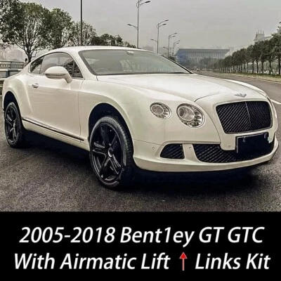 For 03-18 BENTLEY CONTINENTAL GT GTC ADJUSTABLE RISE LINKS SUSPENSION LIFT RODS - Imagen 1 de 4