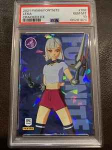 Panini Fortnite 2021 serie 3 hielo agrietado #168 Lexa PSA 10 gemas como nuevo - Imagen 1 de 4