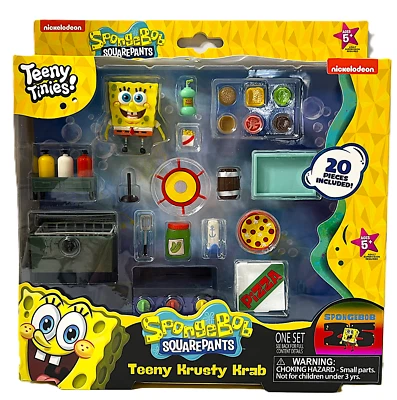 Teeny Tinies SpongeBob Squarpants Teeny Krusty Krab Mini Food Playset Dollhouse - Image 1 of 3