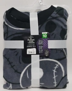 The Nightmare Before Christmas Youth 2-Piece Family Pajama Set, Gray Size 10 - Picture 1 of 3