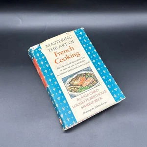 Vtg Cookbook Mastering the Art of French Cooking Julia Child 1961 Dust Jacket - Picture 1 of 16