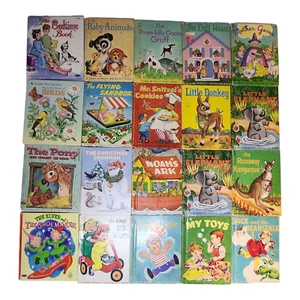 Picture Books 1940s-60s Rand McNally Junior Elf Book Whitman 5.5"x6.5" HC $0.19 - Picture 1 of 68