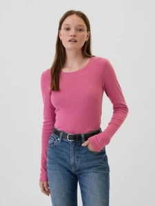 GAP Women's Size XXL Soft Cotton/Modal Favorite Crewneck Long Sleeve T-Shirt - Picture 1 of 7