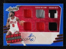 2020 Panini Absolute Memorabilia Patch Auto 27/49 Patrick Williams Rookie RC