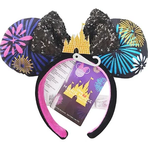 Disney Store Minnie Mouse Main Attraction Firework Castle December Ears UK - 12 - Picture 1 of 5
