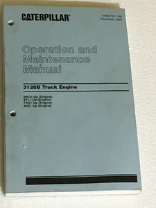 Caterpillar CAT 3126B Engine Operation and Maintenance Manual SEBU7011-06 - Picture 1 of 3
