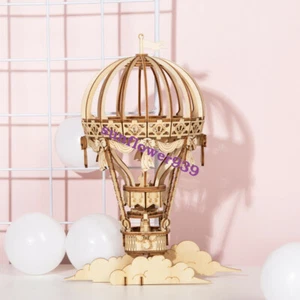 Robotime Hot Air Balloon 3D Puzzle DIY Gift Toy for Kids Girls Boys Home Decor - Picture 1 of 1