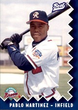 1997 Richmond Braves Best #19 Pablo Martinez Dominican Republic DR Baseball Card