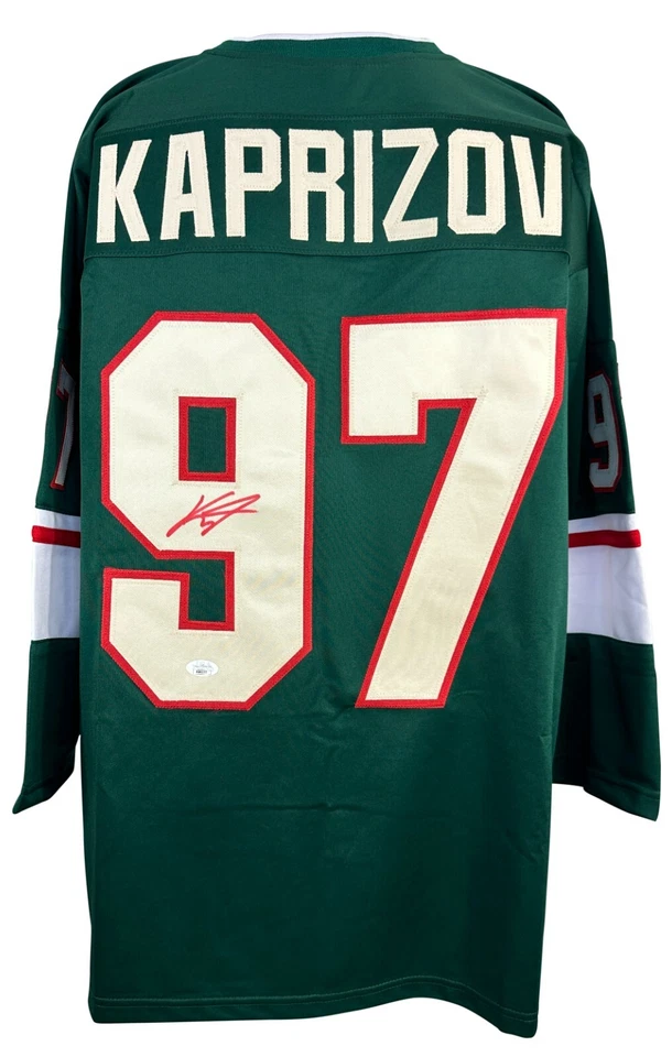 Kirill Kaprizov autographed signed jersey Minnesota Wild JSA COA - Image 1 of 3