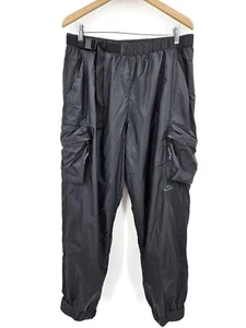 New Nike Tech Pack Repel Lined Woven Pants Mens L Black Cargo Belt - Picture 1 of 10