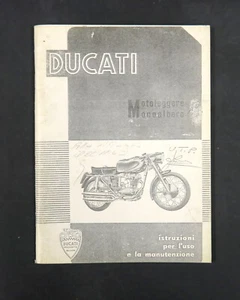 Gebrauchsanweisung Wartung Ducati Motoleggere Einwelle Fotokopie D Epoche - Bild 1 von 1