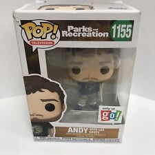 Funko Pop! Television Parks And Recreation ANDY WITH LEG CASTS #1155 Box is Roug