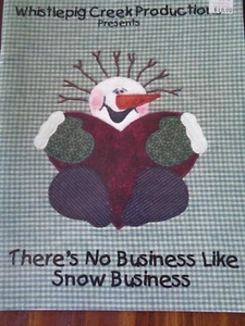 WHISTLEPIG CREEK PRODUCTIONS PROJECT SEW PATTERNS SNOW BUSINESS QUILTS PILLOW  - Foto 1 di 7