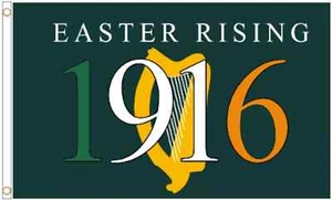 Easter Rising 1916 Ireland Polyester 5'x3' Flag - Picture 1 of 3
