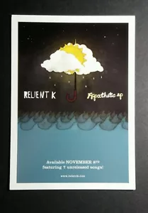 RELIENT K APATHETIC SUN CLOUDS RAIN MUSIC MUSIC POSTCARD  - Imagen 1 de 2