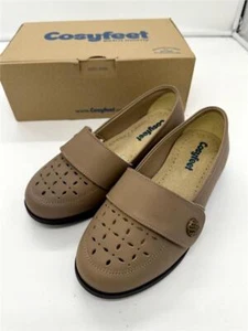 Cosyfeet Womens Shoe Carmen Wide Fit 6E Width Loam Punch UK Size 5 Extra Roomy - Picture 1 of 8