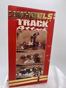 WHEELS Video Series TRACK ATTACK VHS Video Race Car Crashes 1989 Motorsport