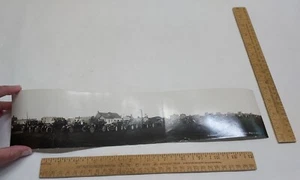 AUTOMOBILE PARADE, May 1912 - MOTORCYCLES / CARS - real photo - long POST CARD - Picture 1 of 14