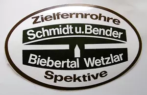 Adesivi Promozionali Schmidt E Bender Telescopi Ottici Biebertal Caccia Anni '80 - Bild 1 von 1